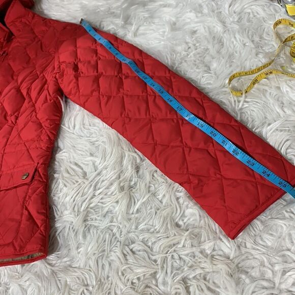 EDDIE BAUER down jacket premium goose down quilted snap pockets vents women S - Picture 11 of 12